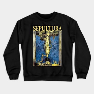 blue sepultura rocket Crewneck Sweatshirt